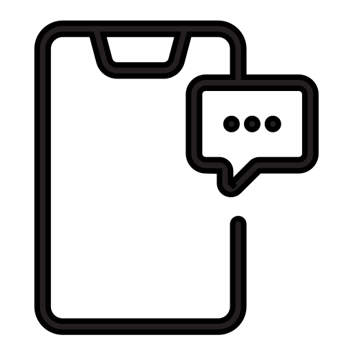 Phone message Generic Detailed Outline icon