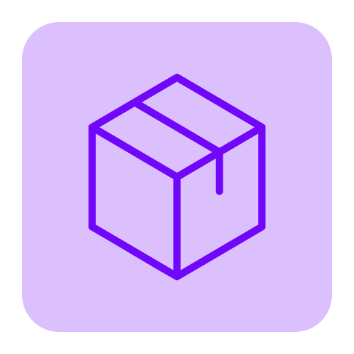 Package box Generic Square icon