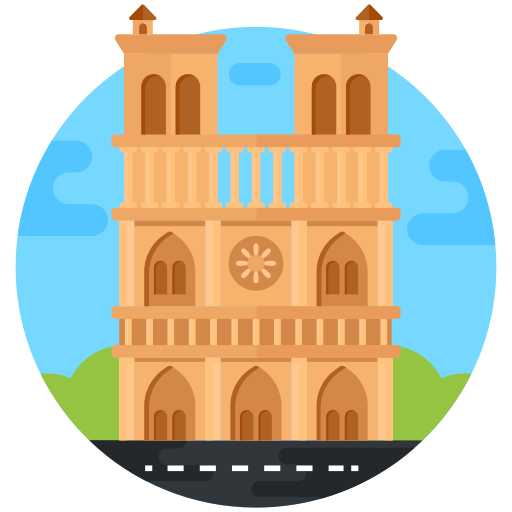 notre dame Generic Flat icon