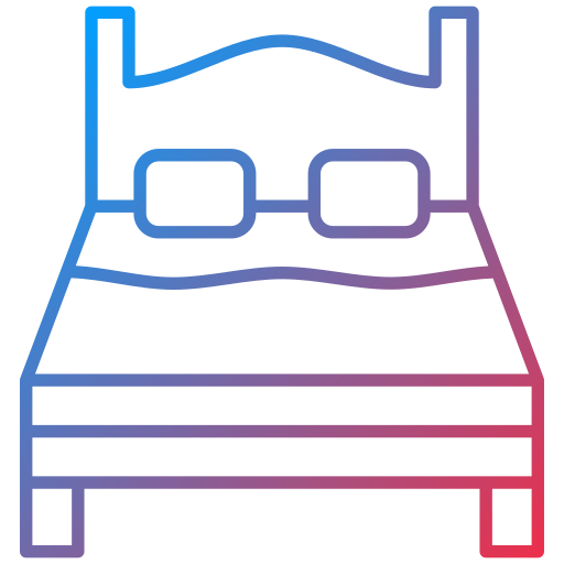 Double bed Generic Gradient icon
