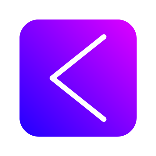 linker pfeil Generic Flat Gradient icon