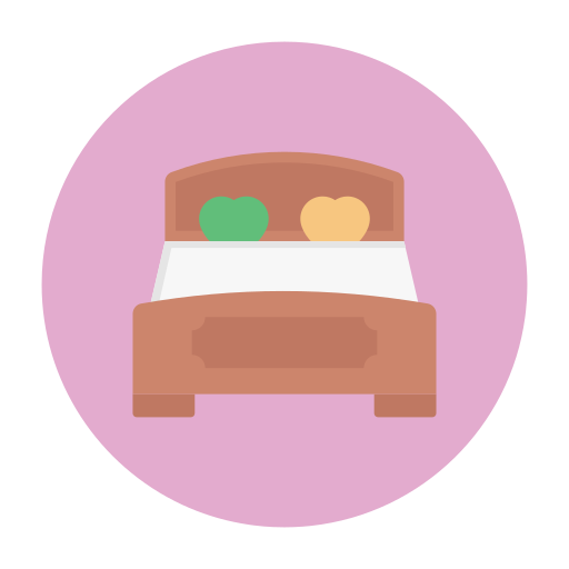 寝室 Generic Circular icon