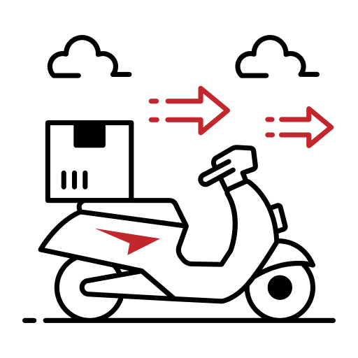 配達用バイク Generic Fill & Lineal icon
