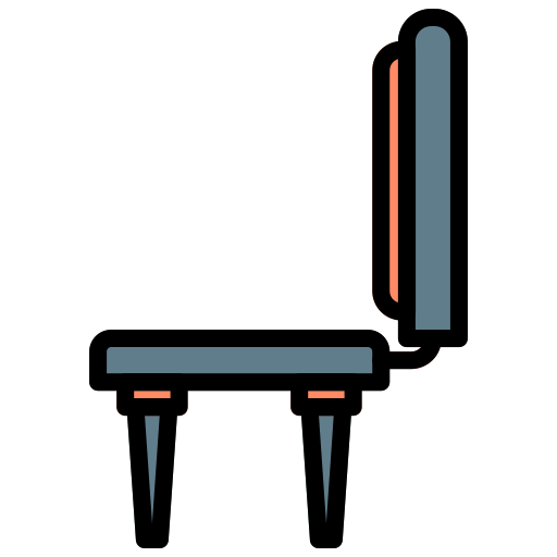 의자 Generic Outline Color icon