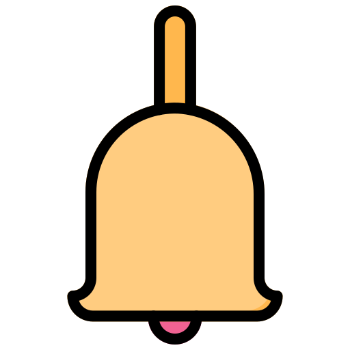 campana de navidad Generic Outline Color icono