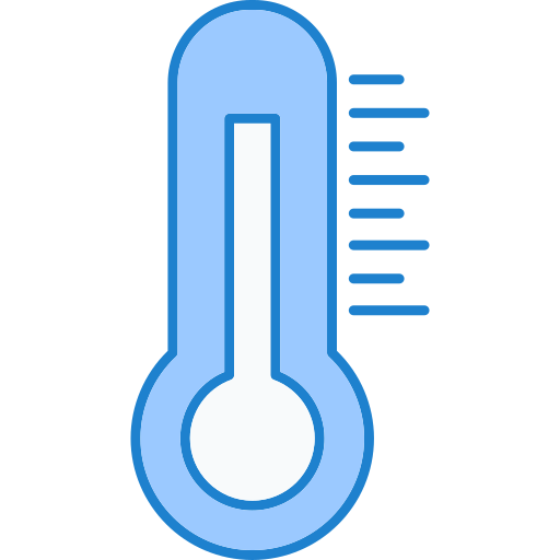 temperatura quente Generic Blue Ícone