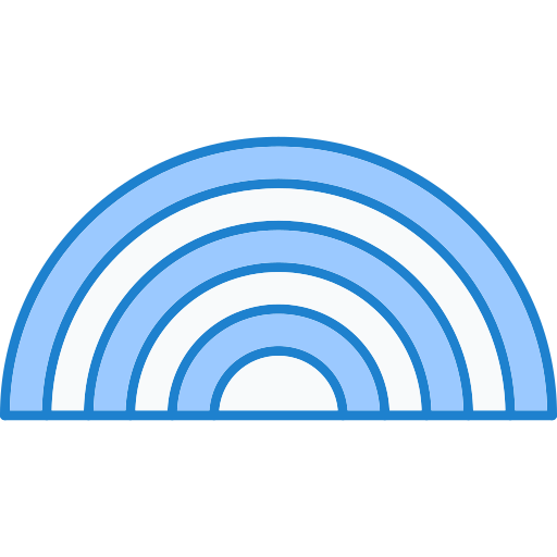 무지개 Generic Blue icon