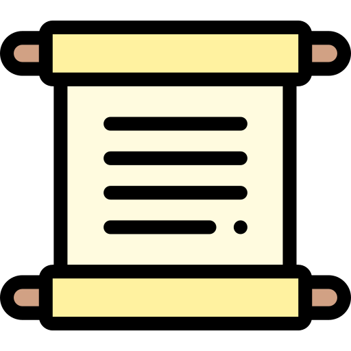 Manuscript Detailed Rounded Lineal color icon