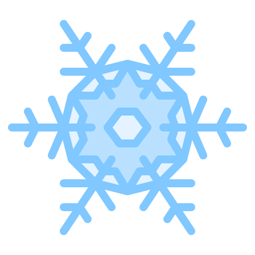 flocon de neige Iconixar Lineal Color Icône