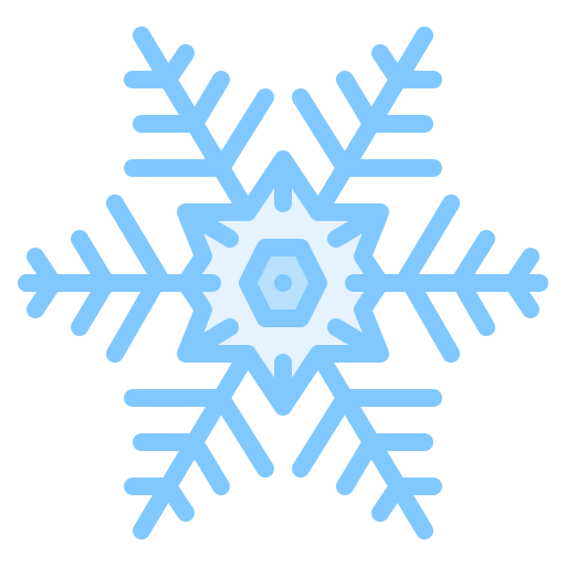 Snowflake Iconixar Lineal Color icon