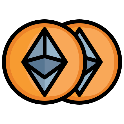 monety ethereum Generic Outline Color ikona
