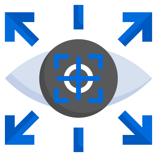 rastreamento ocular Generic Flat Ícone