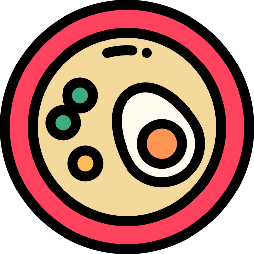 卵 Detailed Rounded Lineal color icon