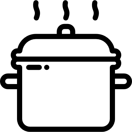 garnek Detailed Rounded Lineal ikona