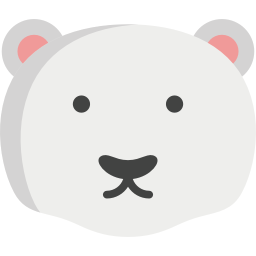 ijsbeer Special Flat icoon