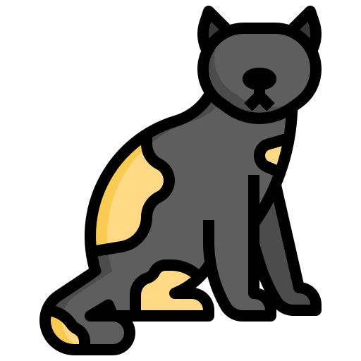 Cat Generic Outline Color icon