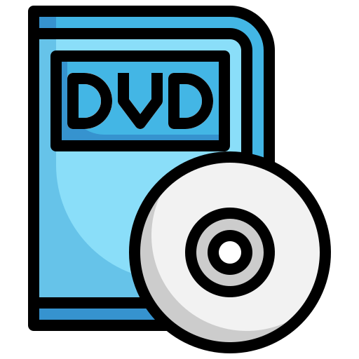 dvd Generic Outline Color Icône