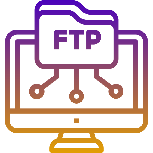 Ftp Generic Gradient icon
