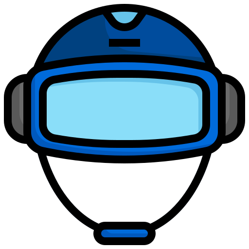 Helmet outline Generic Outline Color icon