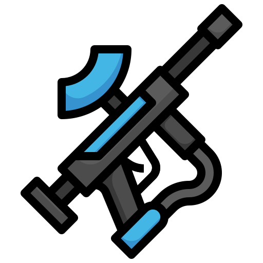 Paintball gun Generic Outline Color icon