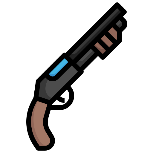 escopeta Generic Outline Color icono