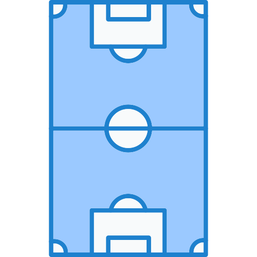 boisko do piłki nożnej Generic Blue ikona