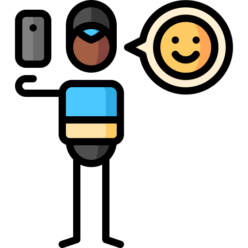emoji Puppet Characters Lineal Color icono