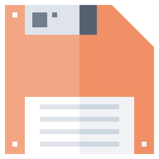 disquete Generic Flat icono