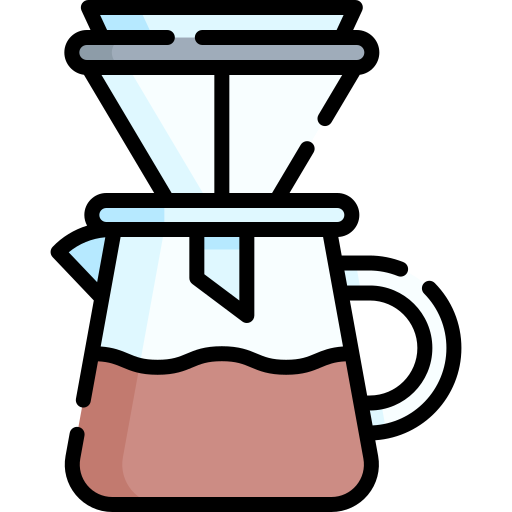 Coffee filter Special Lineal color icon