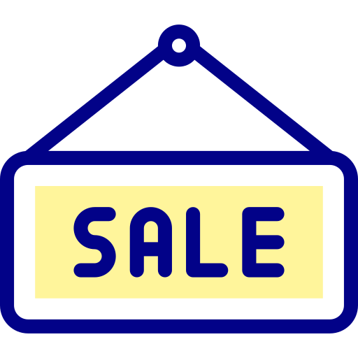 Sale sign Detailed Mixed Lineal color icon