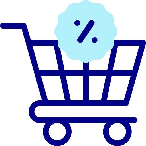 Shopping cart Detailed Mixed Lineal color icon