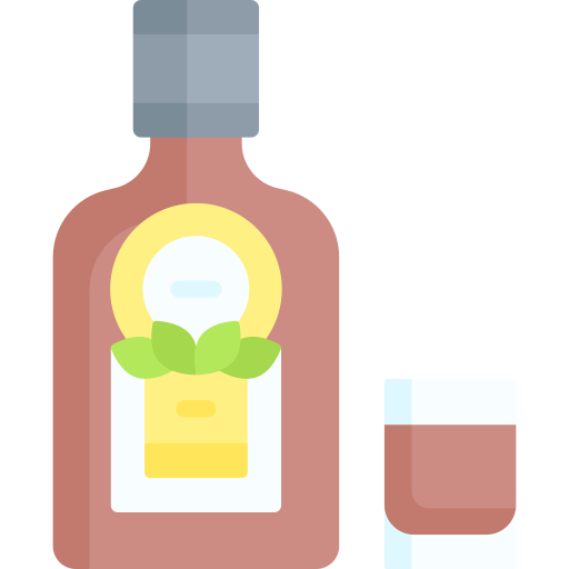 Herbal liquor Special Flat icon