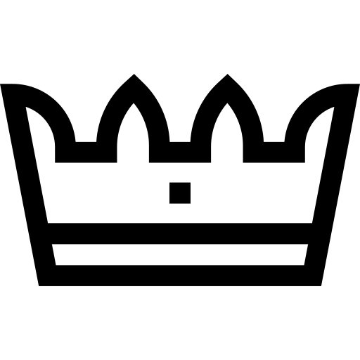 korona Basic Straight Lineal ikona