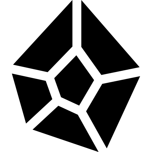 kryształ Basic Rounded Filled ikona