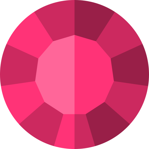 Ruby Basic Rounded Flat icon