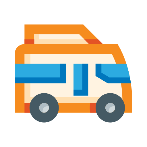 autobús edt.im Lineal color icono