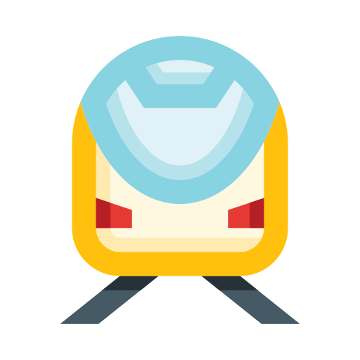 High speed train edt.im Lineal color icon