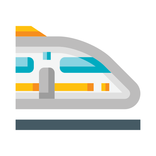tren de alta velocidad edt.im Lineal color icono