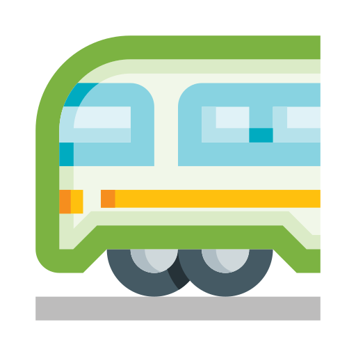 Высокоскоростной поезд edt.im Lineal color иконка
