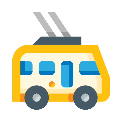 trolleybus edt.im Lineal color icon