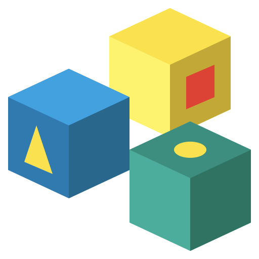 cubes Generic Flat Icône
