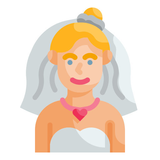 Bride Wanicon Flat icon