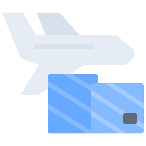 avión Coloring Flat icono