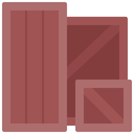 scatola Coloring Flat icona