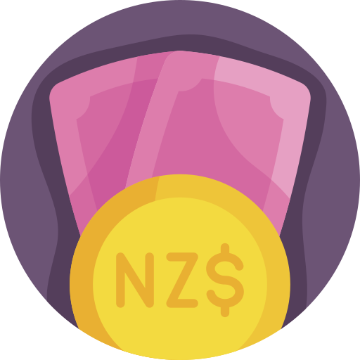 neuseeland dollar bqlqn Flat icon