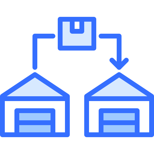 Warehouse Coloring Blue icon