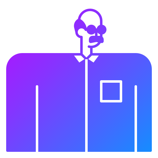avatar Generic Flat Gradient icoon