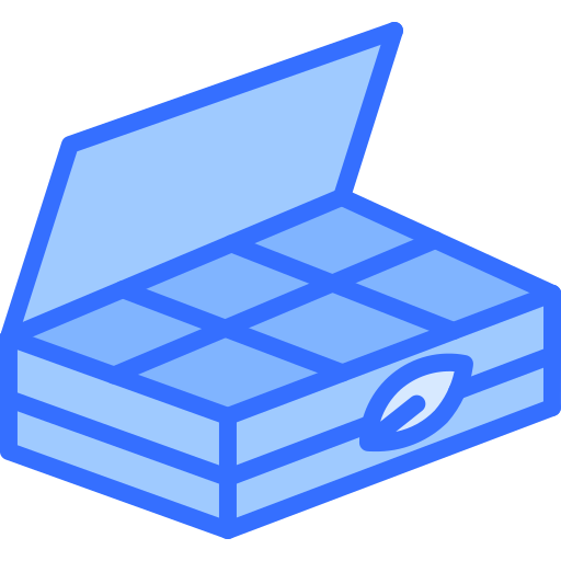 boîte Coloring Blue Icône