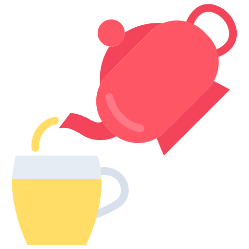 tè Coloring Flat icona