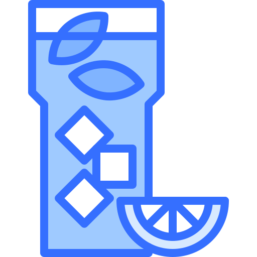 Ice Tea Coloring Blue icon
